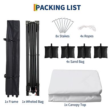 ANIXOL 10x10 Pop Up Canopy Tent