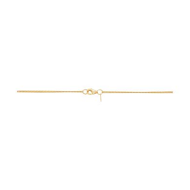 14k Gold Over Sterling Silver Freshwater Cultured Mini Pearl Bar Necklace