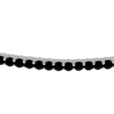 Sterling Silver Onyx Bolo Bracelet