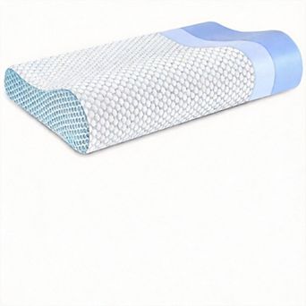 Contour Memory Foam Neck Pillow for Side Sleeper Bed Support