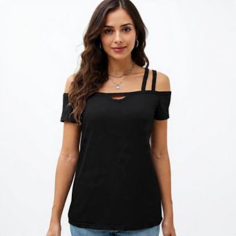 Women's Short Sleeve Criss Cross Shirt