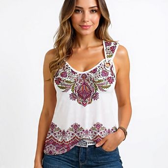 Women's Loose Fit V-Neck Blouse