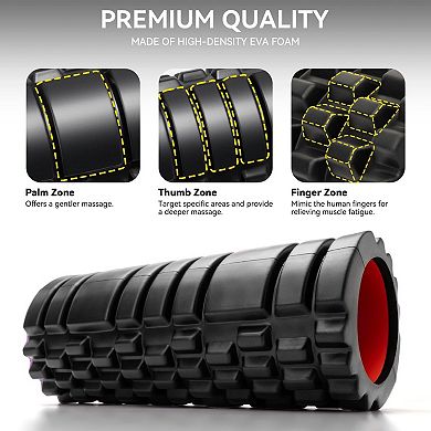High Density Deep Tissue Foam Roller for Myofascial Release