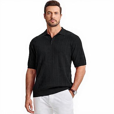 Men's Short Sleeve Knit Polo