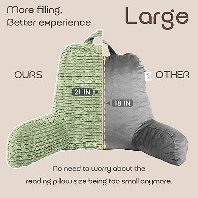 Reading Pillow for Bed Adult Back Support Couch Chair
