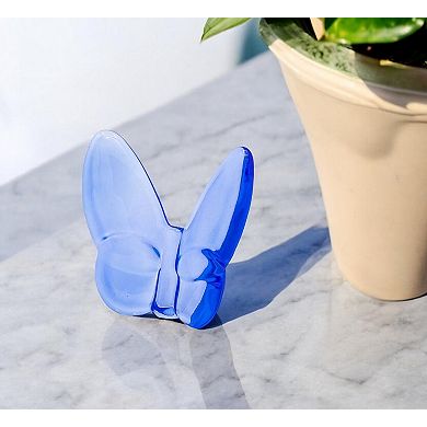 HomeRoots 3" Blue Crystal Butterfly Figurine Tabletop Sculpture