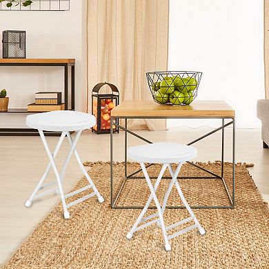 Folding Stool with Handle Non-Slip Indoor Outdoor Foldable