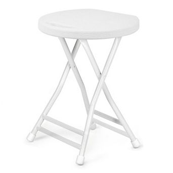 Folding Stool with Handle Non-Slip Indoor Outdoor Foldable