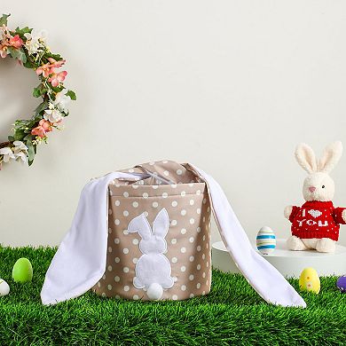 Easter Bunny Basket Gift Egg Hunt Canvas Tote