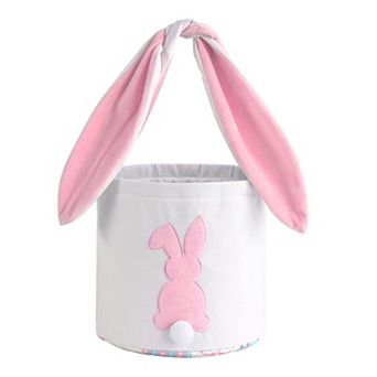 Easter Bunny Basket Gift Egg Hunt Canvas Tote