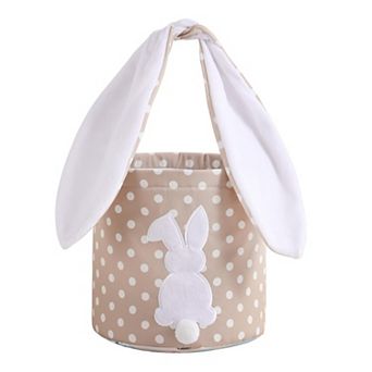 Easter Bunny Basket Gift Egg Hunt Canvas Tote