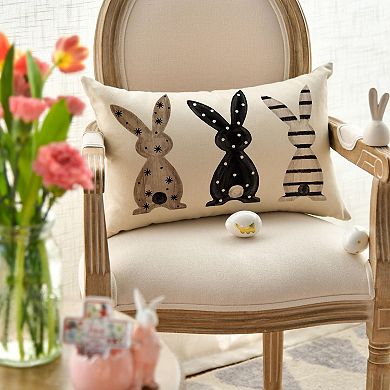 20"x12" Easter Bunny Pillow Cover Sofa Decor