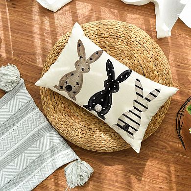 20"x12" Easter Bunny Pillow Cover Sofa Decor