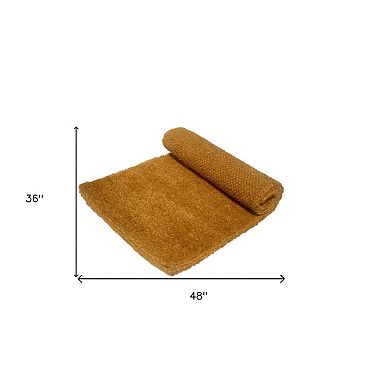 HomeRoots 36" X 48" Brown Coir Outdoor Door Mat