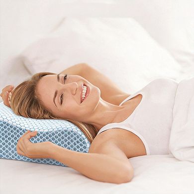 Memory Foam Contour Pillow for Side Sleepers Ergonomic Neck Support