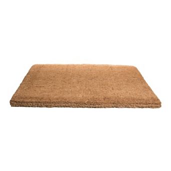HomeRoots 24" X 36" Brown Coir Outdoor Door Mat