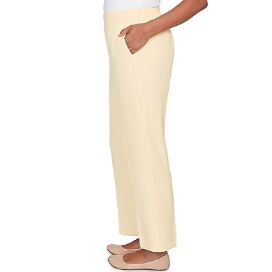 Women's Alfred Dunner Tailored Flat Front Short Length Pants