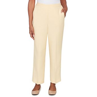 Women's Alfred Dunner Tailored Flat Front Slant Pocket Pants