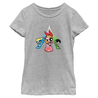 Girls' Powerpuff Girls Short Sleeve Graphic Tee