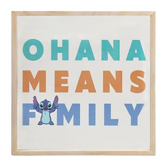 The Big One® Disney's Lilo & Stitch Ohana Means Family Wall Art