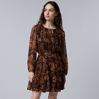 Petite Simply Vera Vera Wang Ruched Short Dress