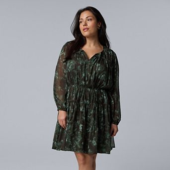 Women's Simply Vera Vera Wang Ruched Short Dress