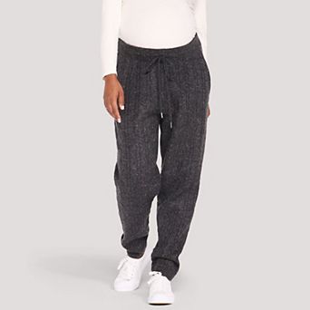 Maternity Motherhood® Cable Knit Sweater Jogger Pants