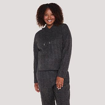 Maternity Motherhood® Cable Knit Sweater Hoodie