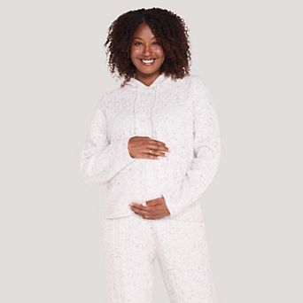 Maternity Motherhood® Cable Knit Sweater Hoodie