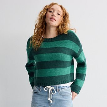 Juniors' SO® Chunky Crewneck Sweater