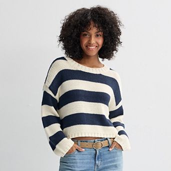 Juniors' SO® Chunky Crewneck Sweater