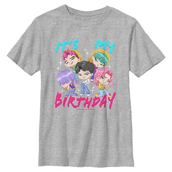 Boys 6-20 K-Pop Demon Hunters Saja Boys It's My Birthday Graphic Tee