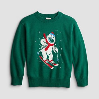 Boys 4-14 Jumping Beans® Yeti Holiday Crewneck Sweater