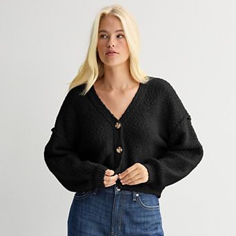Juniors' SO® Slub Cardigan