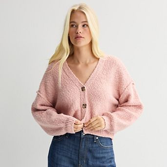 Juniors' SO® Slub Cardigan