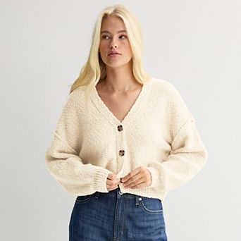 Juniors' SO® Slub Cardigan