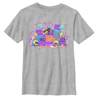 Boys 6-20 Astro-Bot Graffiti Graphic Tee