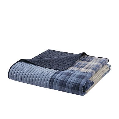 Woolrich Winter Hills Plaid Cotton Quilt Set with Shams