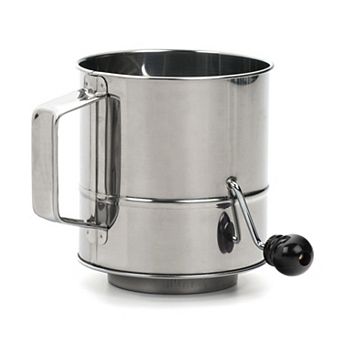 RSVP International Endurance® Stainless Steel Crank Style Flour Sifter