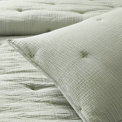 Harbor House Breeze Cotton Gauze Embroidered Euro Sham