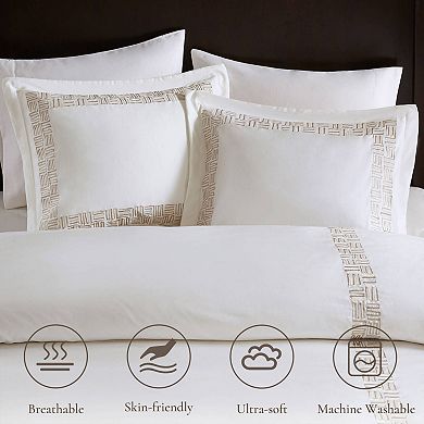 Harbor House Nile 3-Piece Cotton Sateen Duvet Cover Set with Shams