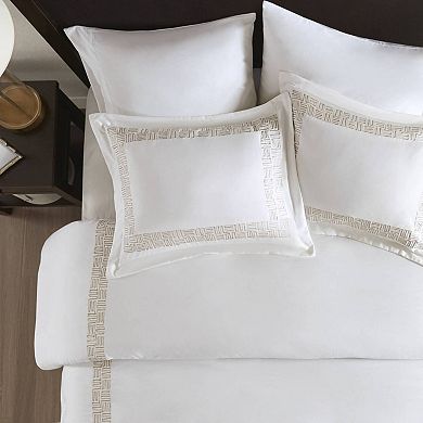 Harbor House Nile 3-Piece Cotton Sateen Duvet Cover Set with Shams