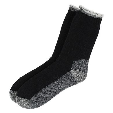 CTM Men's Sherpa Lined Cabin Socks by Wootie (1 Pair)