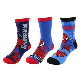 Textiel Trade Boy's Marvel Spider Man's New Day Novelty Socks (3 Pairs)