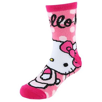Textiel Trade Girls' Sanrio Hello Kitty Novelty Socks (3 Pairs)