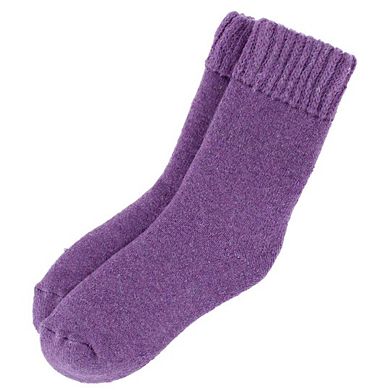 CTM Women's Cozy and Colorful Lounge Socks by Wootie(1 Pair)
