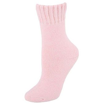 CTM Women's Cozy and Colorful Lounge Socks by Wootie(1 Pair)