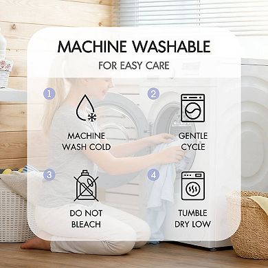 Intelligent Design Iris Double Ruffle Gingham Comforter Set with Coordinating Throw Pillow