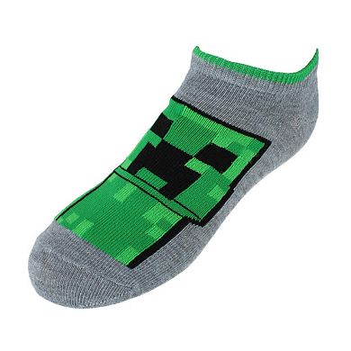 CTM Kid's Minecraft Mix It Up Graphics Novelty Socks (6 Pack)