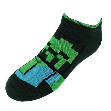 CTM Kid's Minecraft Mix It Up Graphics Novelty Socks (6 Pack)